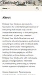 Mobile Screenshot of embodyyourmind.com