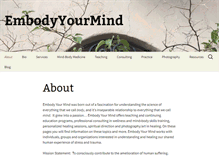 Tablet Screenshot of embodyyourmind.com